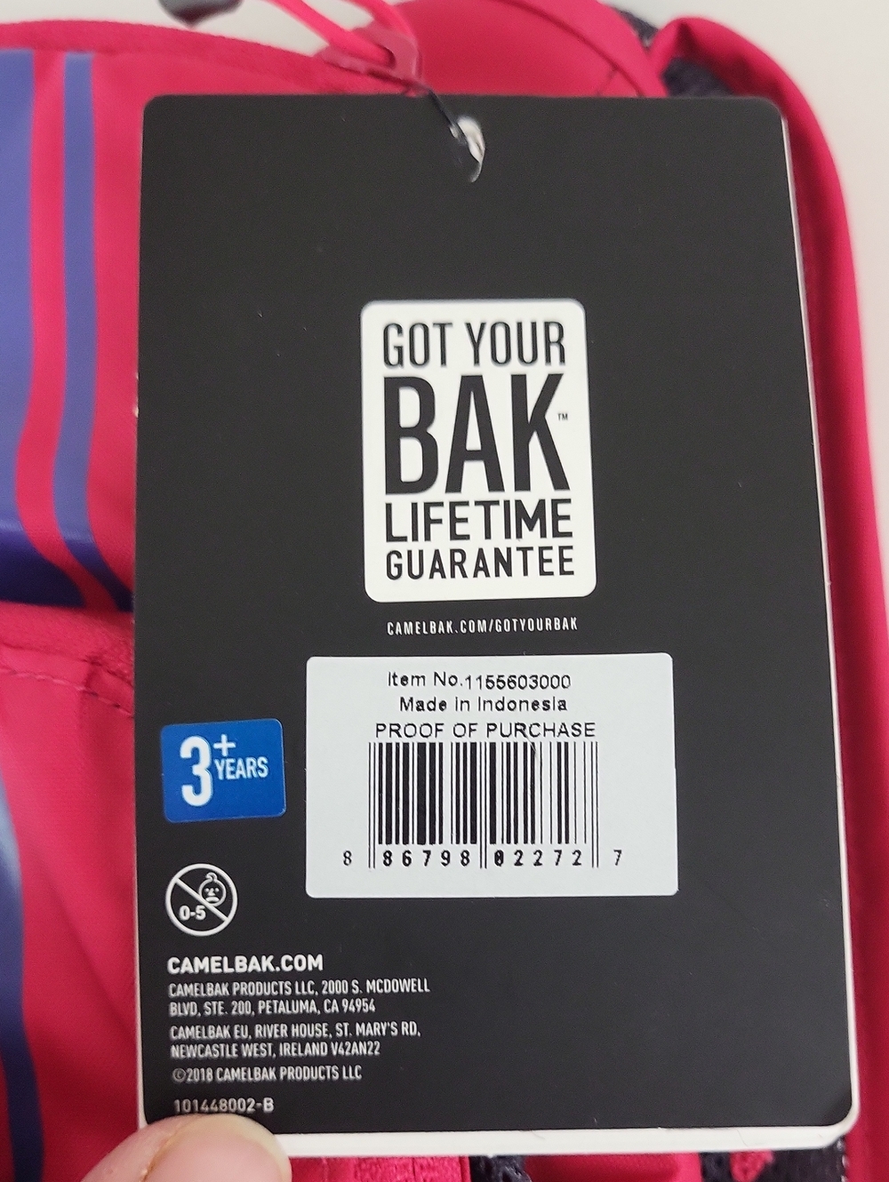NWT CamelBak Mini M.U.L.E. Kids' Hydration Backpack 50 oz (1.5 liter) - Picture 4 of 9